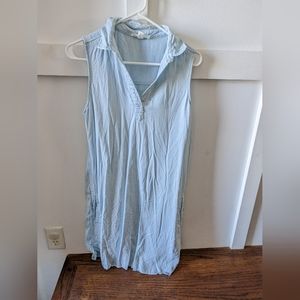 NWOT Chambray Dress Beach Lunch Lounge